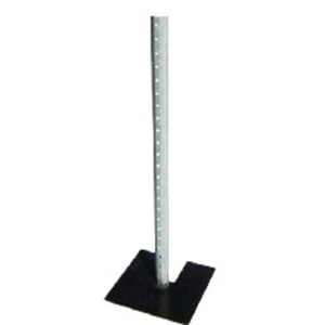 Pied de balise de 84 po. avec base de 16" x 16" peint