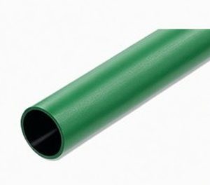 Poteau rond de 2.375" peint RAL5021 (vert) 10 pi 6''